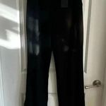 NBD 298 NWT  Black Pull On Trouser With Ankle Slits Size Medium Photo 0
