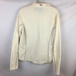 Mountain Hardwear Mountain Hardware Ivory Fleece Zip Sport Top L Photo 2