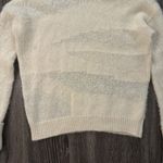 Free People  Suki Alpaca Mock Neck Sweater Cuffed Sleeves Size L Ivory Photo 5