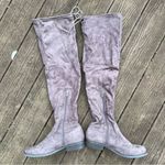 Nine West Taupe Faux Suede Over the Knee Boots 8 Photo 1