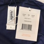 ANDIE  Swim Cheeky Bikini Bottom Stretch Navy Blue S Photo 4