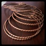 Glittery Gold Bangles Set | Bundle Photo 1