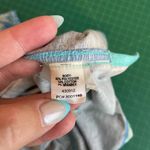 Title Nine Women XS Blue Stripe Print Shirt Cap Sleeve Contrast Trim Athleisure Photo 7