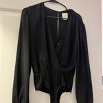 Harper Heritage Solid Black Bodysuit Photo 0