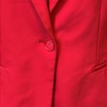 ZARA  Basic Shoulder Pads Hot Pink Single Button Blazer Size Medium Photo 2