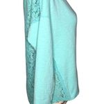 Aeropostale MEDIUM Crew Neck Long Sleeve Sheer Lace Detailed Back Tee Photo 2