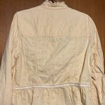 J. Jill Woman's Light Yellow Button Down Jacket Size Medium Photo 4