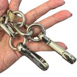 Coach Leather Beige with silver accent purse strap Photo 0