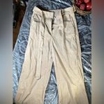 Loft Wide Leg Stretchy Corduroy Tan Pants Size 4 Photo 7