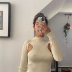 Open Edit Open-edit Women's Cream and White Jumper Photo 3