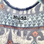 Mudd ‎ Size Small Flowy Sleeveless Tank Top Elephant Print Low Back Shirt Blouse Photo 2
