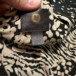 JM Collection  Black and Cream Abstract Top (R1) Photo 3