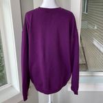 AC/DC Purple Gold Leopard Graphic Oversized Sweatshirt Unisex Size Large Photo 3