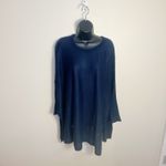 Mer Sea Catalina Sweater Crewneck Oversized Boxy Lagenlook Navy One Size Blue Size undefined Photo 3