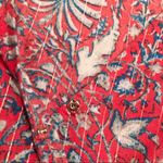 Lucky Brand  Floral‎ V-Neck Cold Shoulder Top Pink Small Photo 5