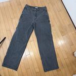 Aritzia TNA Grey Denim Jeans Wide Leg Size 6 Photo 1