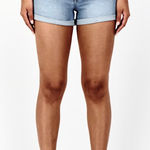 Ymi  wanna betta butt Stylish Light Blue Denim Shorts Photo 0