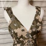 Patagonia Water Girl Badoo Brown & Tan Flower Print Tank Dress Photo 4