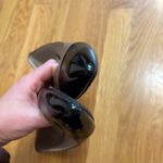 Franco Sarto Women’s Tan And Black Leather Ballet Flats Pointed Cap Toe Size 7.5 Photo 10