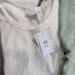 LuLaRoe Lot of 2 Medium Misty Knit Dolman Mixed Media Top New NWT Photo 2