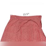 Talbots Vintage 70s Midi Flare Skirt Red Floral sz 12 Bohemian Prairie Photo 4