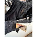 Free People Intimately Women's Size 34B Black Lace Bandeau Bra Lightly Lined Photo 6