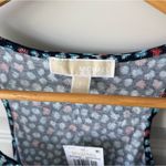 Michael Kors NWT Printed Sleeveless Tank Top Link Straps Size S Midnight Blue Photo 3