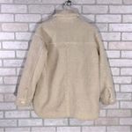 Madewell Sherpa Walton Shirt Jacket in Cream Size XS Photo 8