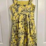 Alex Marie Whitney Pleated Yellow Floral Dress perfect for Easter Photo 5