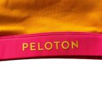 Peloton  Size M Endurance Rib One‎ Shoulder Sports Bra Orange Pink Layered Padded Photo 3