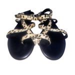 Jenni Kayne  Pony Hair Strappy Sandals in Cheetah Size 38 US 8 NEW Photo 4