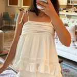 White Flowy Tank Size XL Photo 0