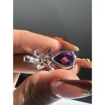 Pear Purple Amethyst Lab Photo 5