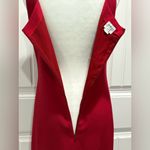 Armani Collezioni Vintage Rich Red Midi Dress Size 8 Photo 5