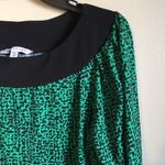Annalee + Hope  medium green and black top Photo 2
