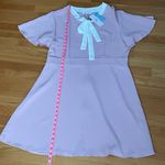Cupshe Women’s Pink Dress with White Bow – Size 2X, Short Sleeve, A-Line, 100% Polyester, NWT Photo 5