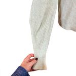 Everlane Alpaca Crew Sweater Oversized Airy Knit Balloon Sleeves in Mint Green Photo 8