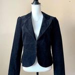 Forever 21 | Black Velour Blazer Jacket Sz L Photo 0