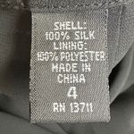 VINTAGE Identity by Lord & Taylor Black Silk Sequin Skirt Size 4 Photo 4