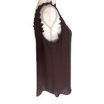 EXPRESS  V-neck Eyelet Lace Trim Sleeveless Blouse Photo 1