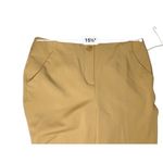 Worthington High Waisted Slim Ankle Petite Pants Tan Workwear Feminine 10P NWT Photo 3
