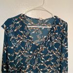 Melrose and Market Long Sleeve Ruffle Top Japanese Branches Photo 2