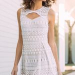 Francesca's Janelle Keyhole Neck Tulle Lace A-Line Dress Size M NWT Photo 0