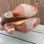 Capezio Miss Butterfly Boots stacked heel marbled brindle tan brown leather Photo 9