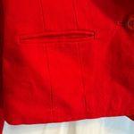 Pendleton  Womens Vintage Size 8 Blazer Jacket One Button‎ Tomato Red Virgin Wool Photo 3
