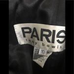 Tony Bowls Paris  Black & White Beaded Evening Gown Size 10 Photo 4