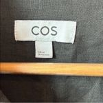 COS  Oversized Linen Black Shirt Button Down Photo 6