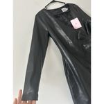 Hello Molly  Black Catwoman Mini Dress Asymmetrical Front Slit Sexy Party Medium Photo 4