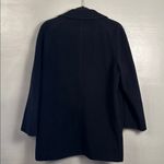 Vintage Dickins & Jones Cashmere and Wool Pea Coat Size 12 Navy Blue One Photo 5