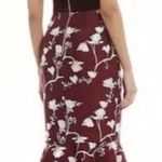 Gianni Bini Adrienne Jacquard Velvet Dress Merlot Sz Xs&M Photo 1